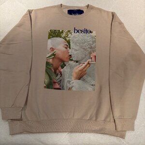 BESITO - Men's Crew Neck Sweater - Size XXL (2XL)